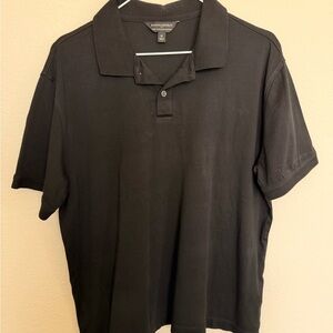 Banana Republic Men's Polo Shirt in Black